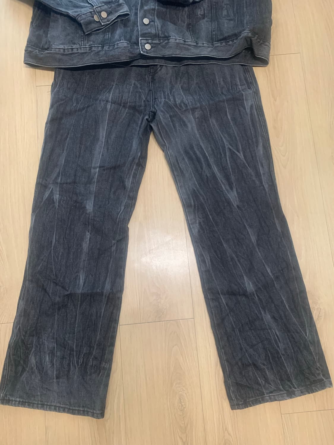 에즈카톤 마블 데님 사이즈 XL 새상품급 판매 합니다 셋업 세트 상품이미지10