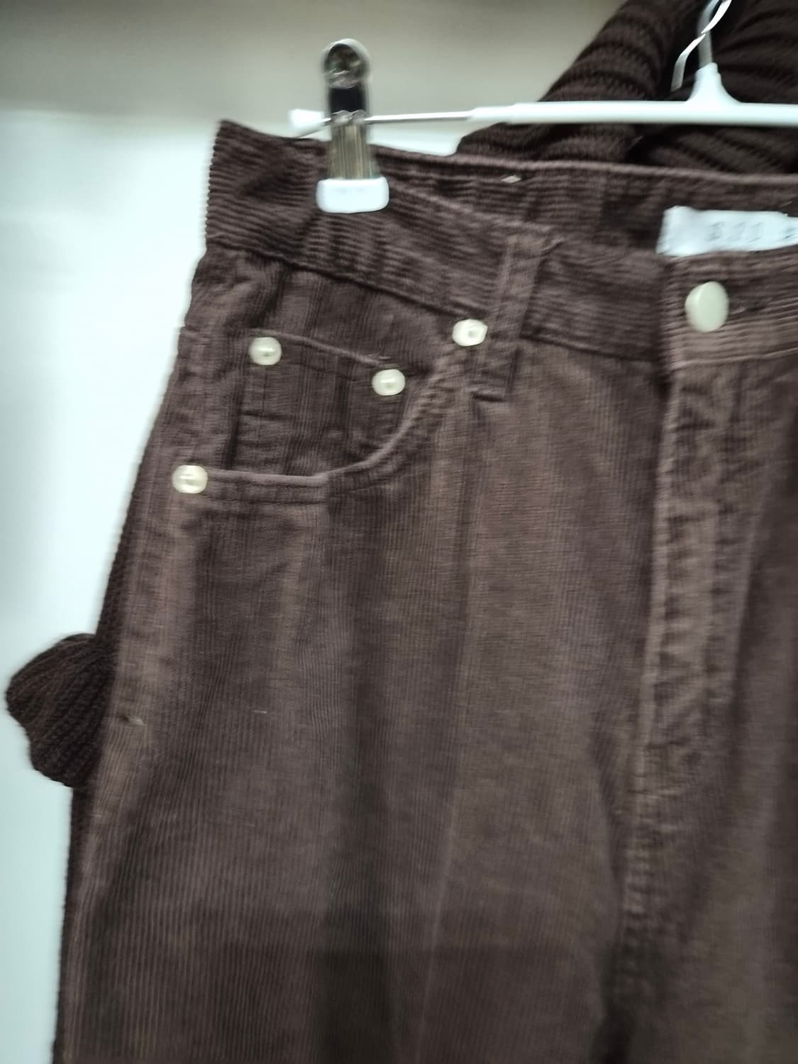 자라 자수프릴니트.코듀로이 와이드 상품이미지8