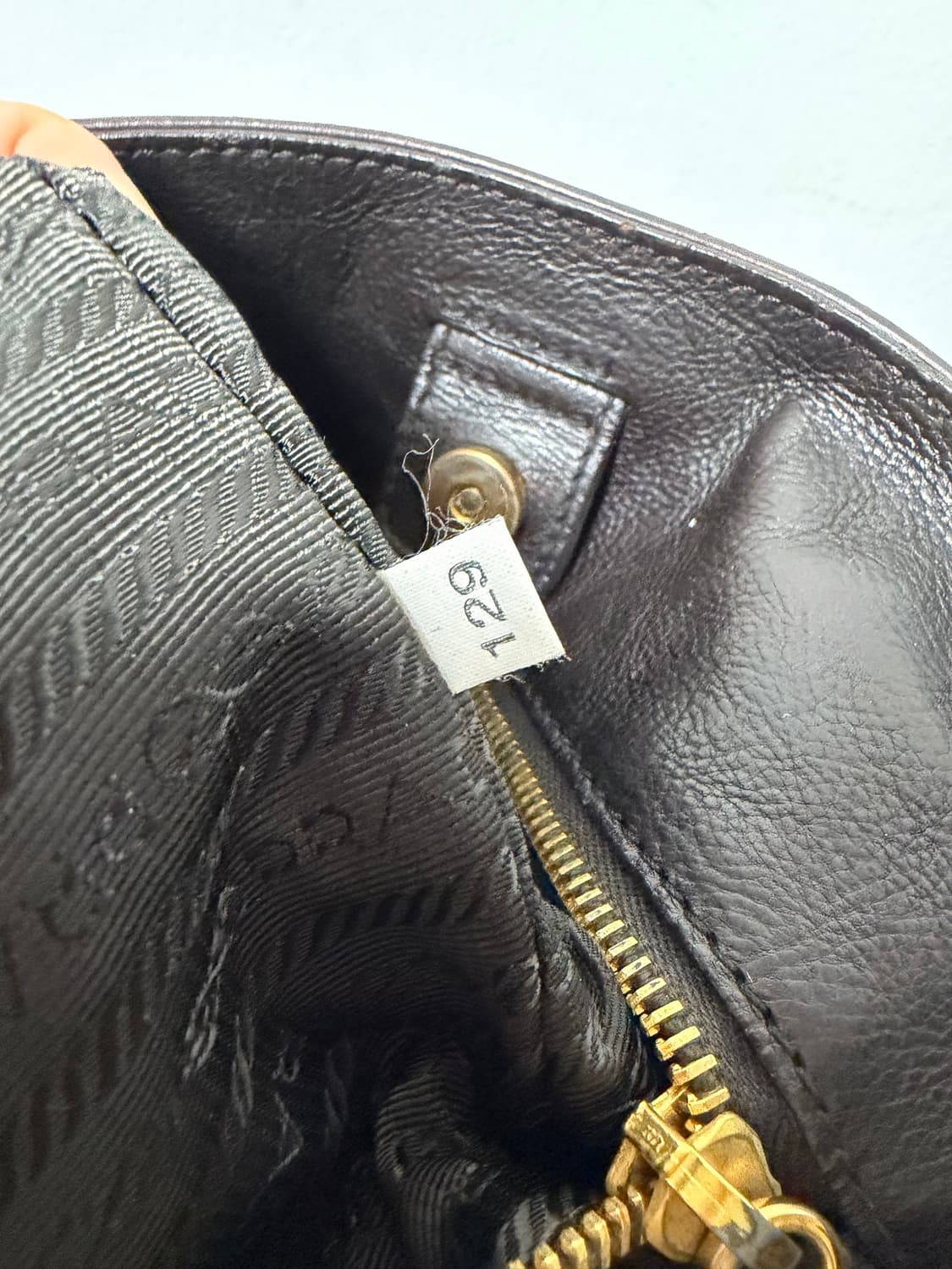 [정품] 프라다 비텔로 샤인 네로 토트백  상품이미지9