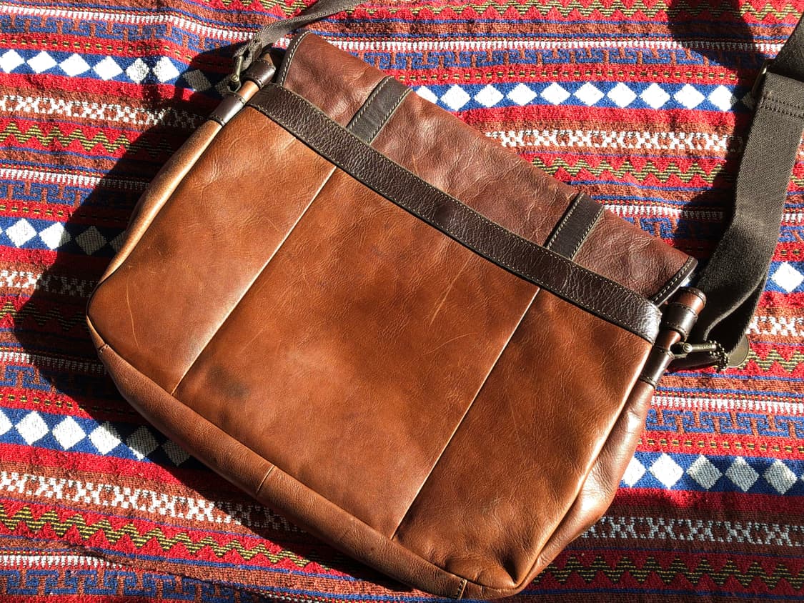 파슬 브라운 레더 브리프케이스 메신저백 상품이미지2