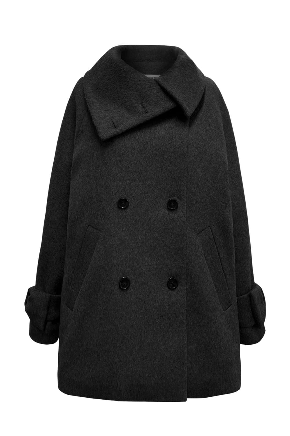 체메씨 chemehc 포그 울 코트 차콜 상품이미지1