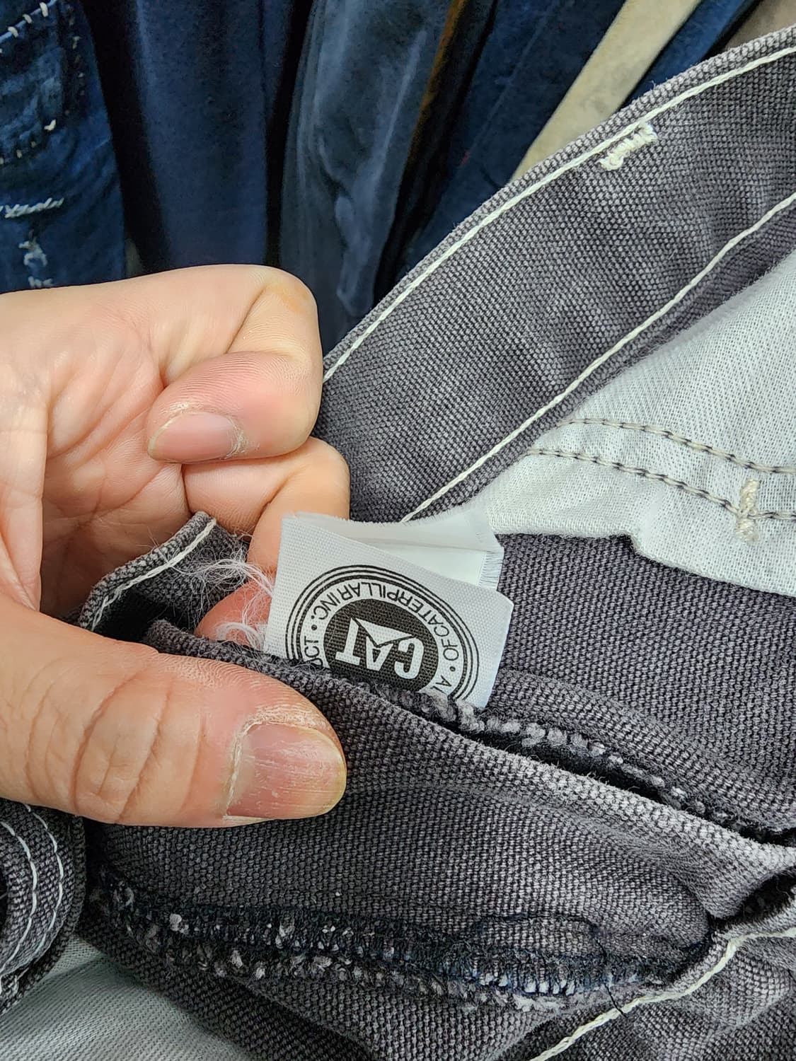 CAT 헤비코튼 워크웨어 더블니 워크팬츠 상품이미지7