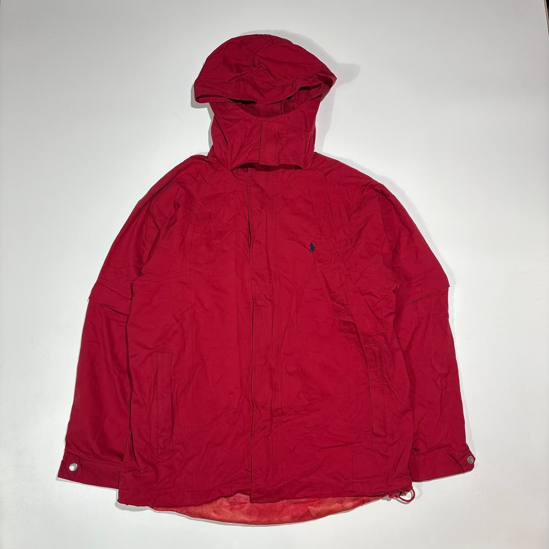 폴로 랄츠로렌 레드 바람막이 자켓 상품이미지1