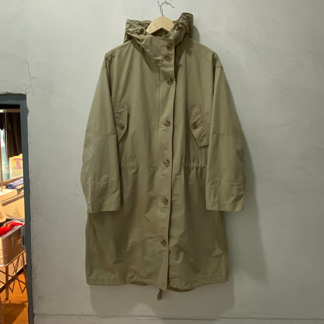 🌊GAP hoodie long coat 상품이미지1