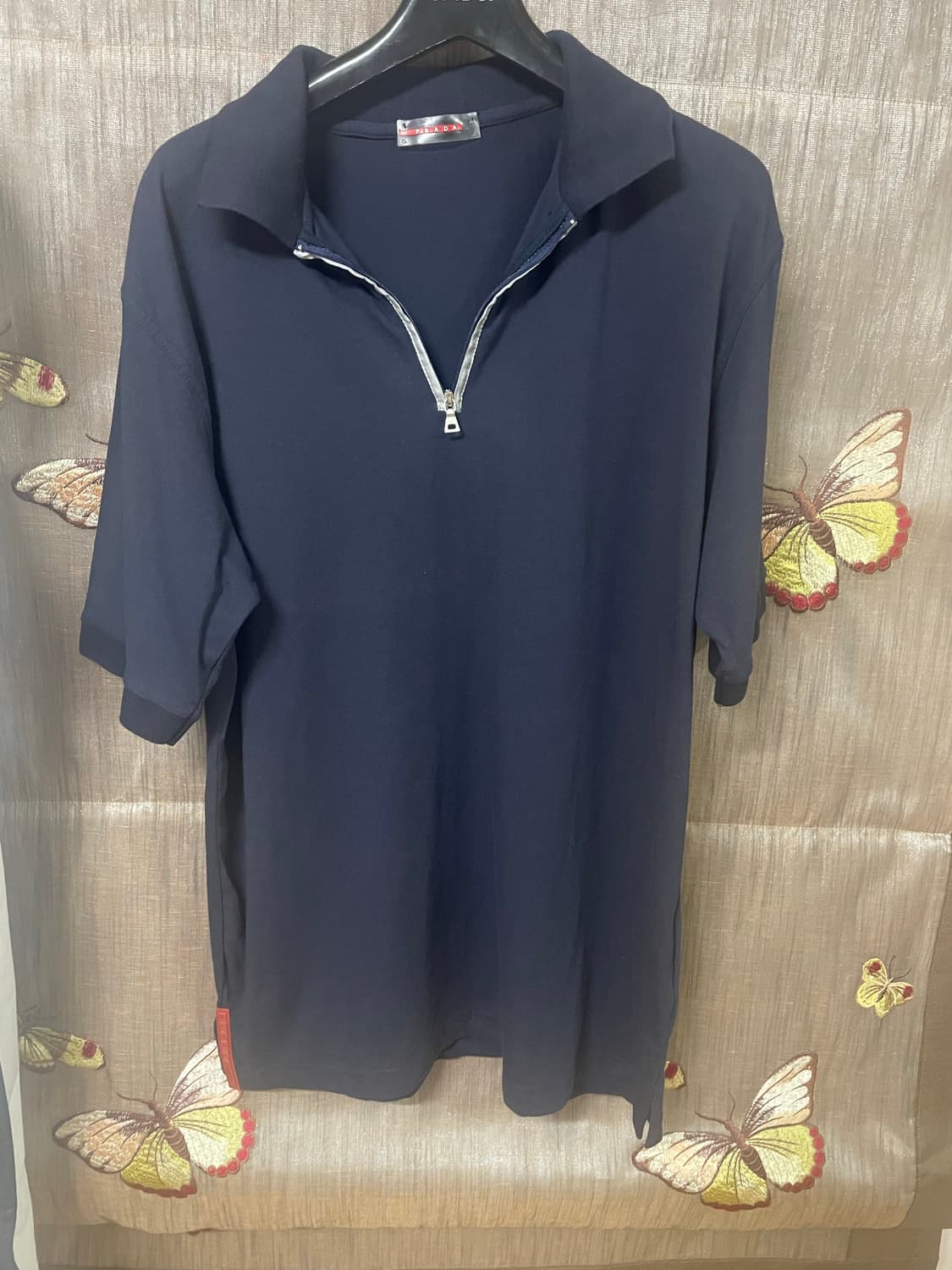 90s 프라다 스포츠 반팔집업  L 상품이미지1