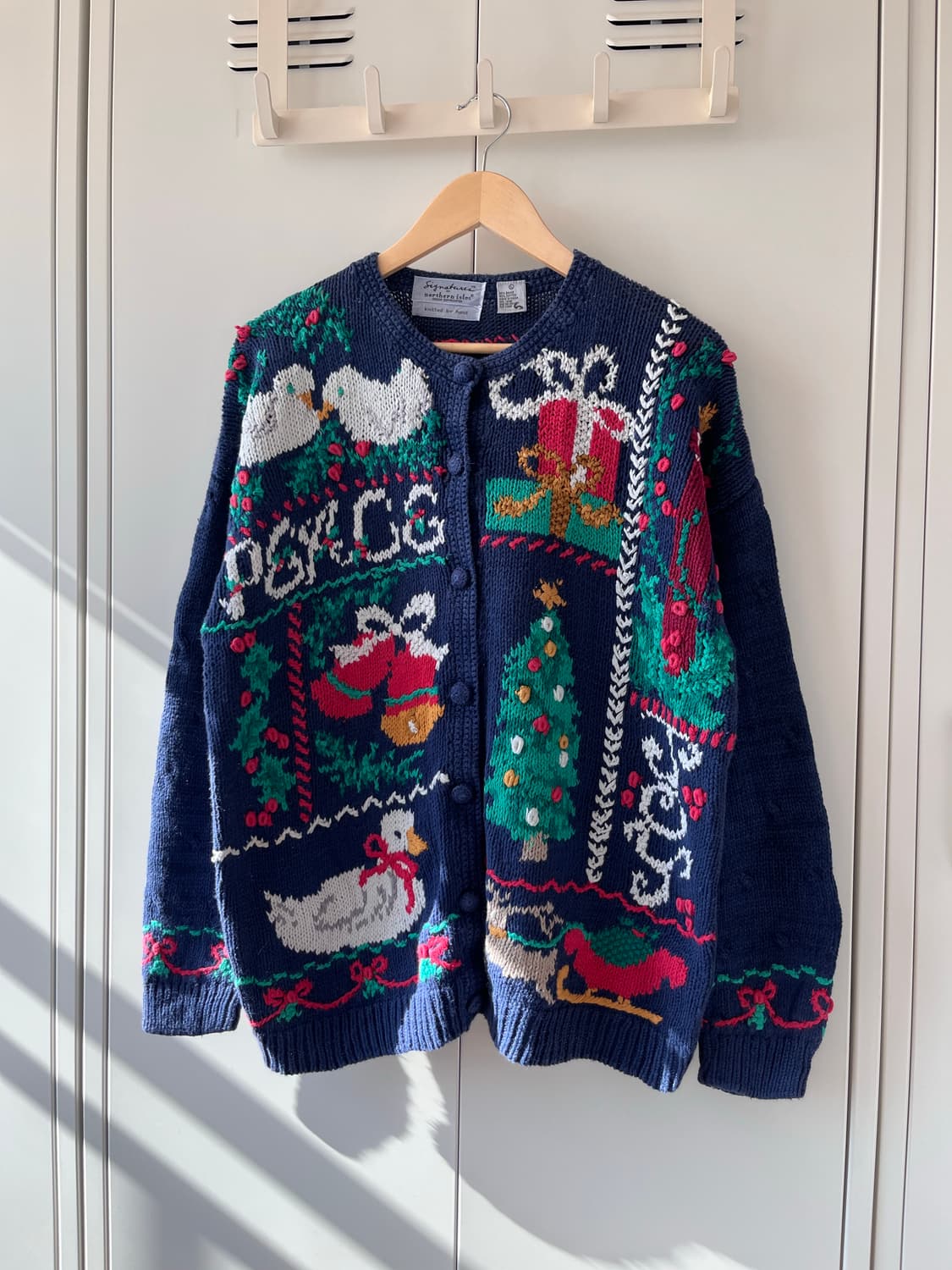 Northern isles 크리스마스 핸드메이드 니트 가디건  상품이미지3