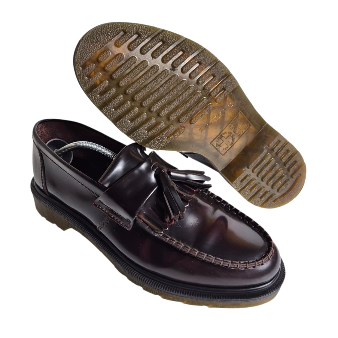 270-275) Dr.martens 닥터마틴 아드리안 테슬 로퍼 버건디 상품이미지2