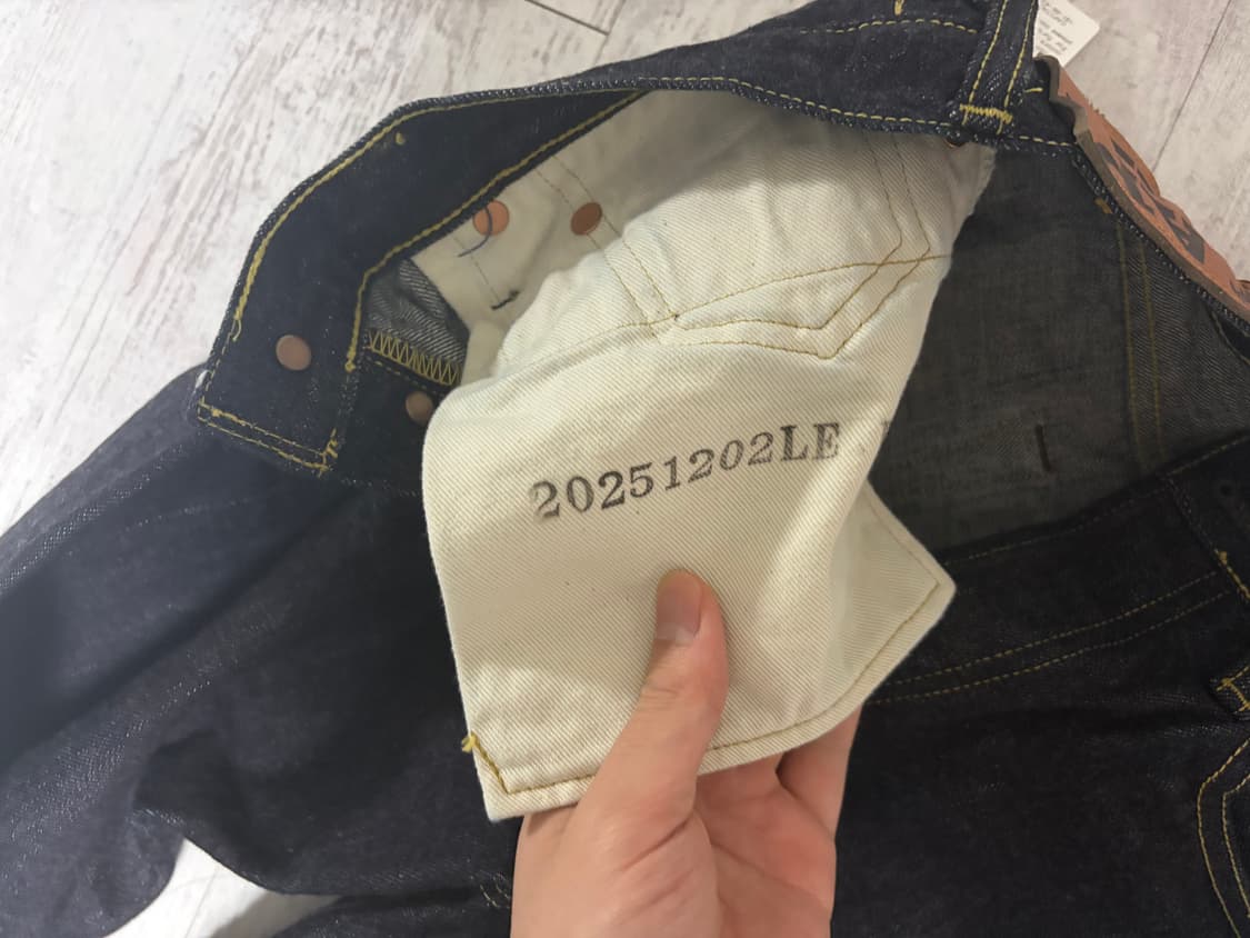 캐피탈 스트레이트 생지 데님 상품이미지3