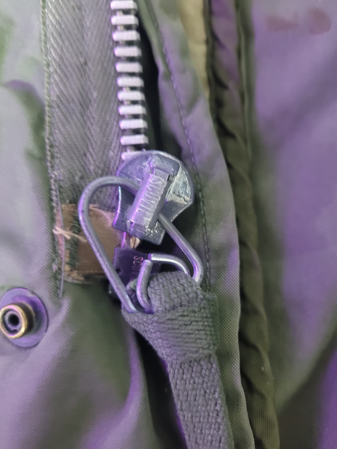 미군 오리지널 m65 피쉬테일 1세대 은지퍼 개파카 알파 인더스트리 xs 상품이미지7