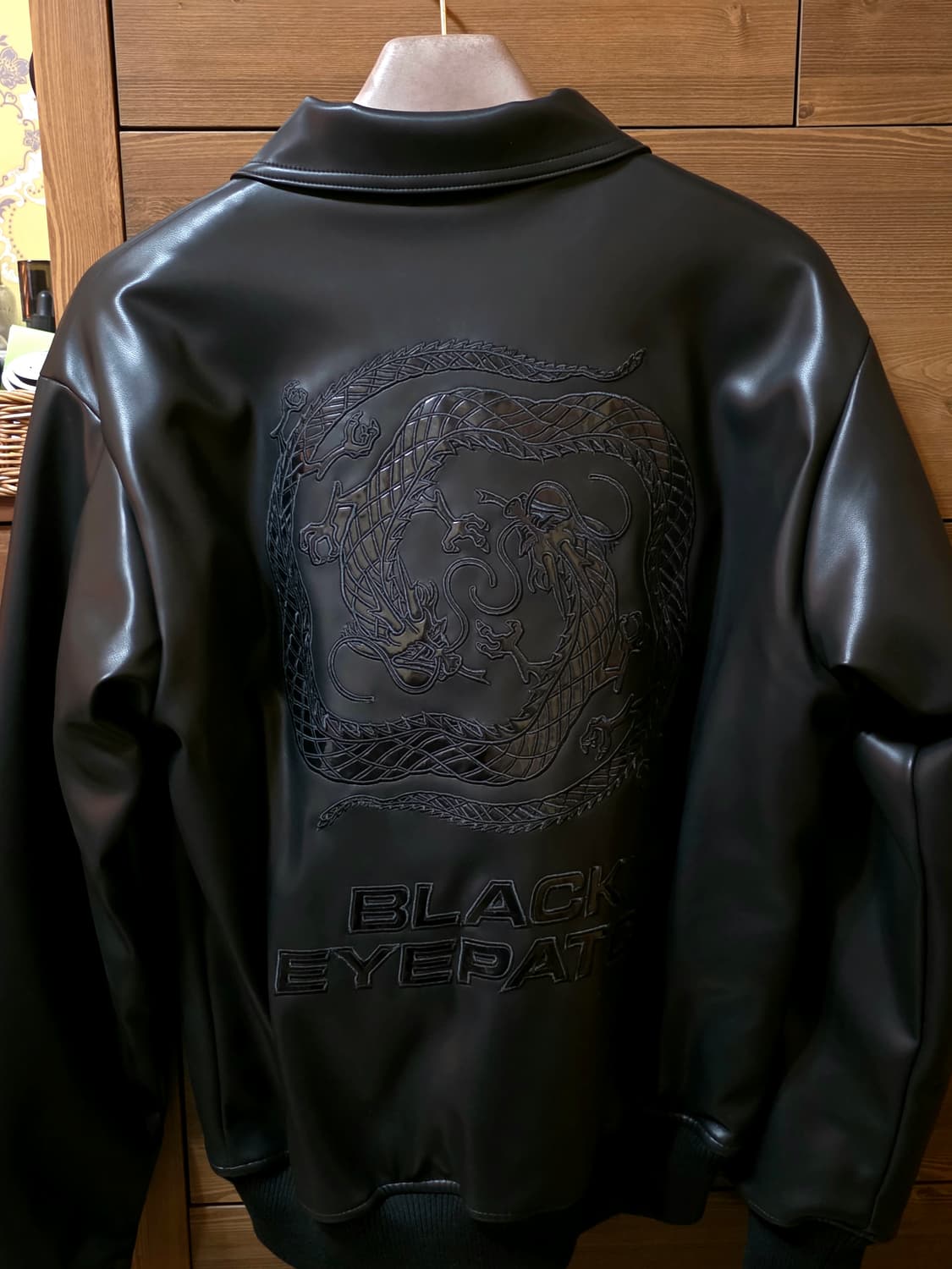 블랙아이패치 가죽자켓 상품이미지1