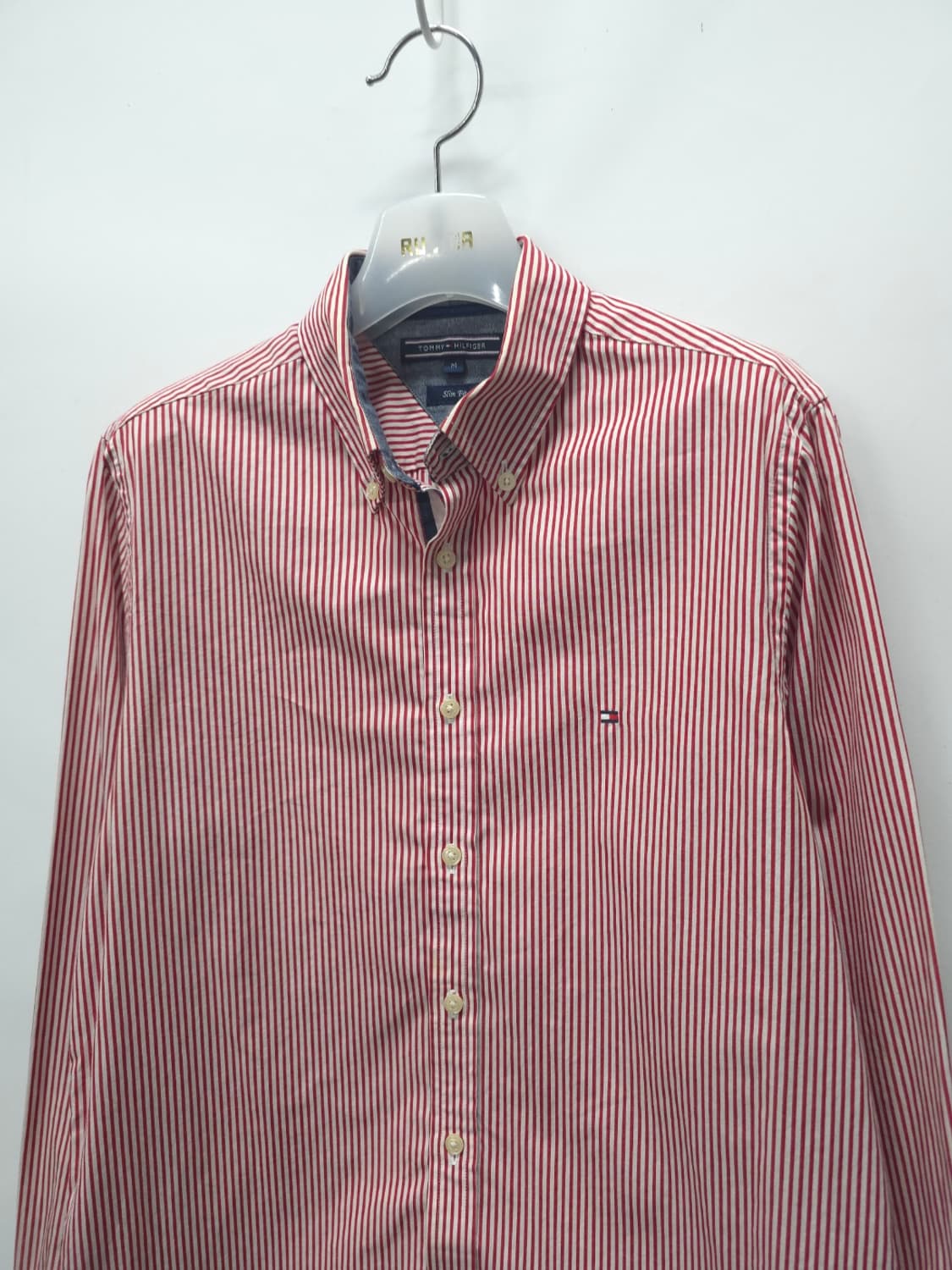 타미힐피거 레드 스트라이프 슬림핏 셔츠 (95~100) 상품이미지2