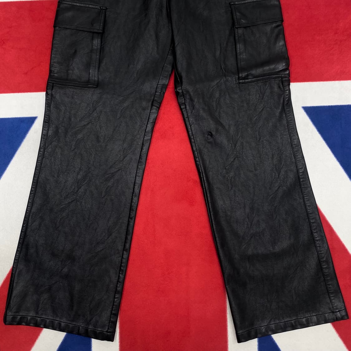 바스틱 레더 카고바지 여성L  상품이미지3