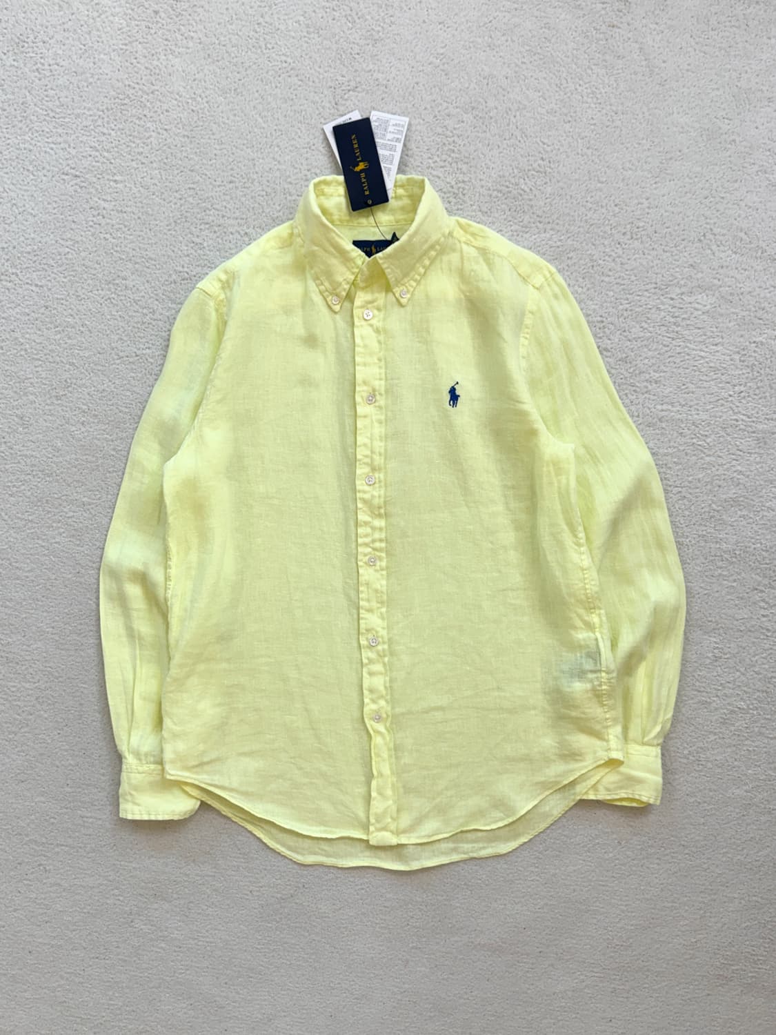 폴로 레몬 린넨 셔츠 상품이미지2