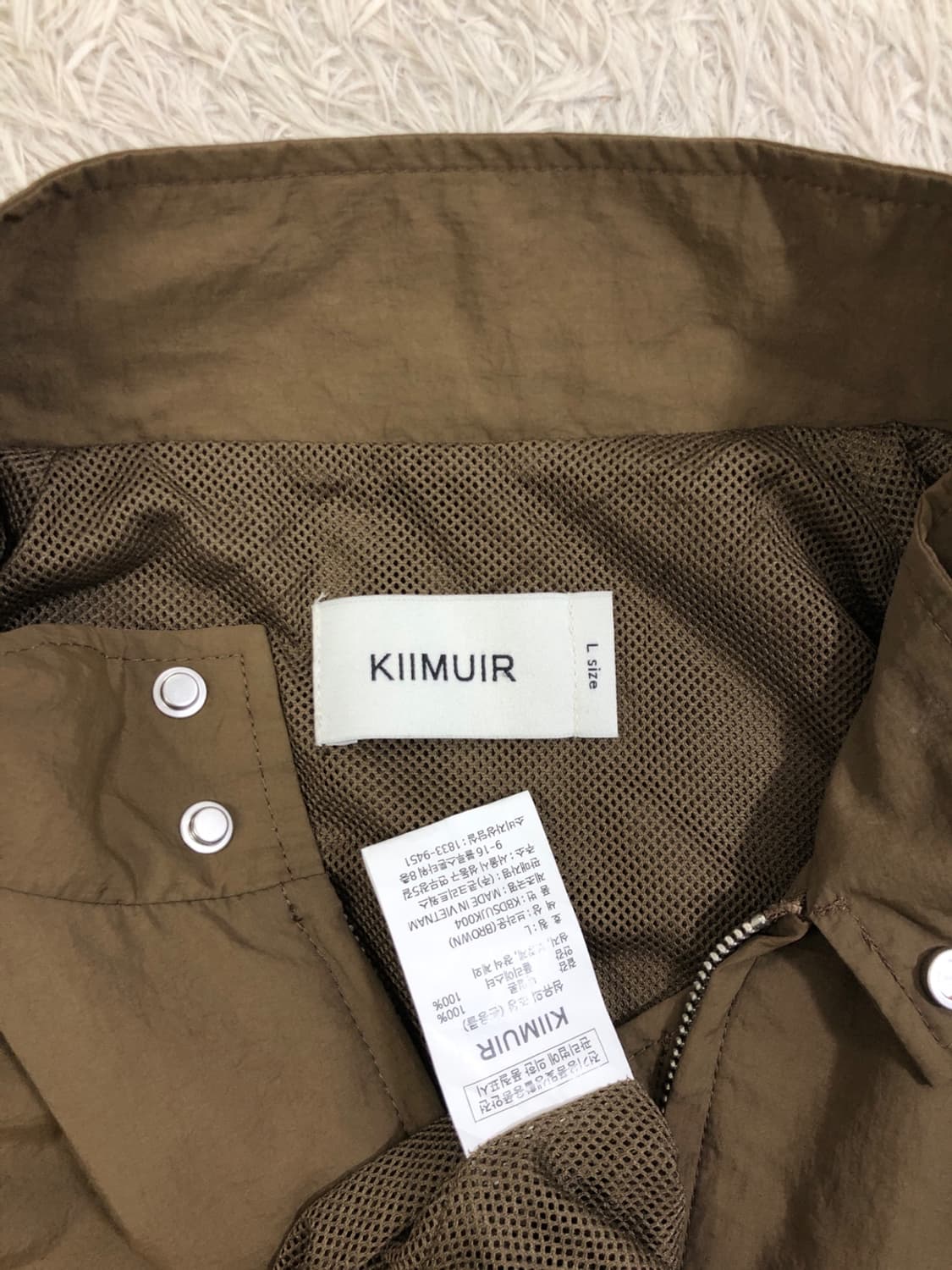 키뮤어 집업 블루종 자켓/#2519 상품이미지5