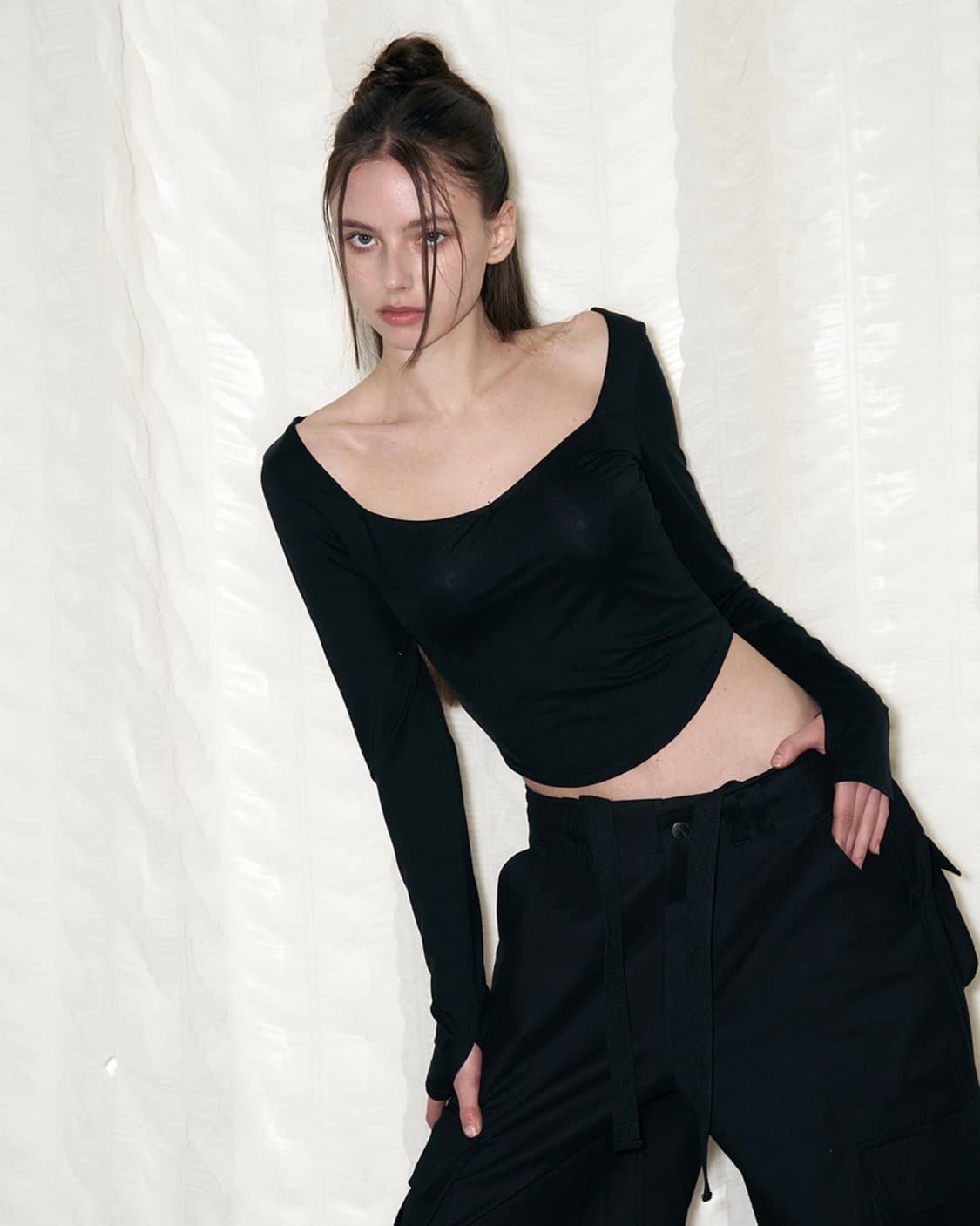 플노팔 Diva Basic Long Sleeve Top 상품이미지2