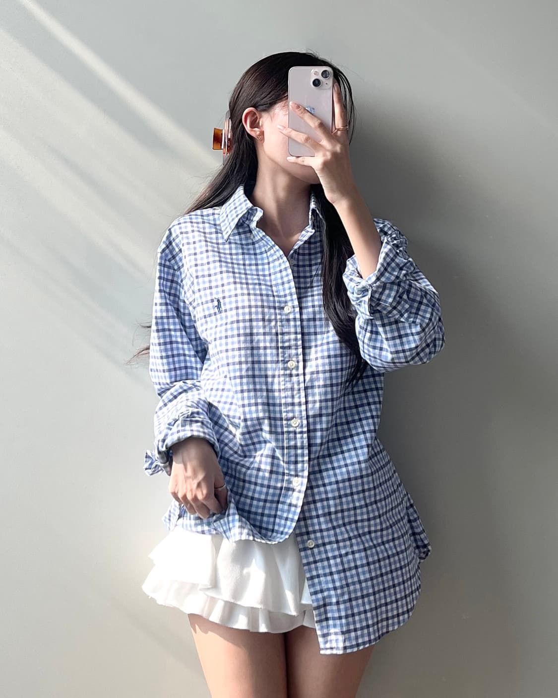 폴로 체크 셔츠  상품이미지3