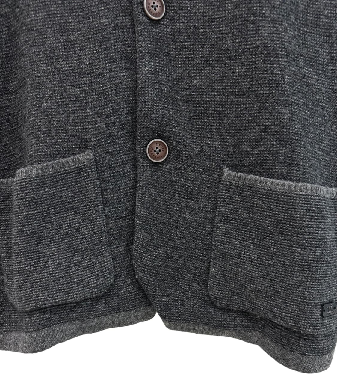 헨리코튼 울 가디건 그레이 (L) 상품이미지4