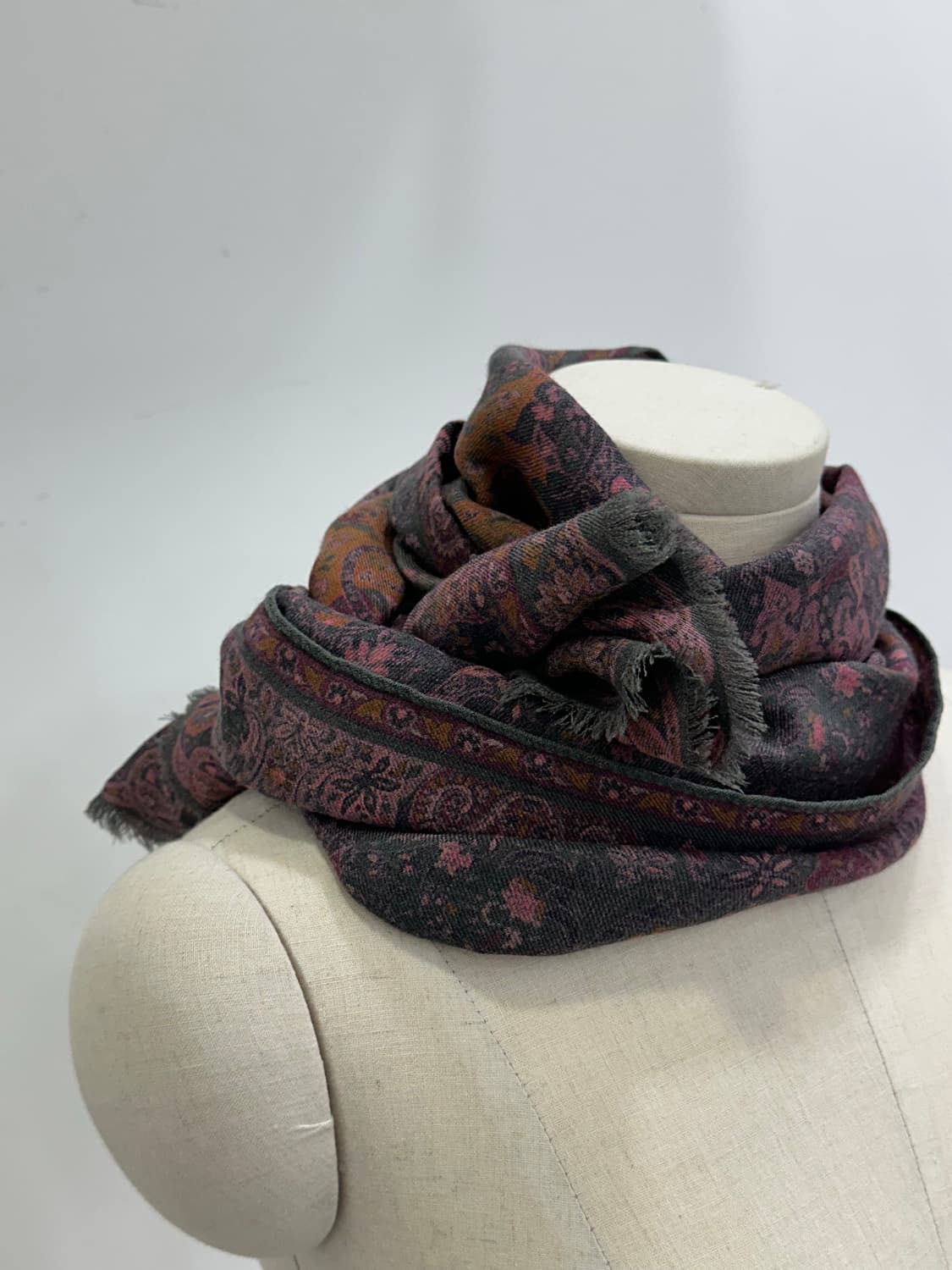 에트로 울 실크 머플러 상품이미지6