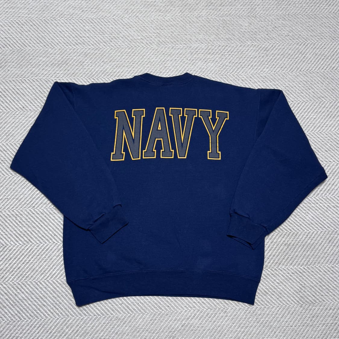 (M) 90s made in usa soffe 밀리터리 네이비 맨투맨 상품이미지6