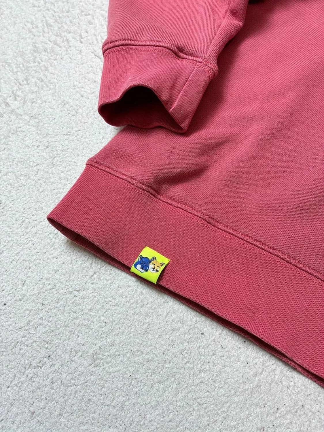 아더에러 x 메종키츠네 19ss 더블모노크롬 폭스헤드 맨투맨 PN7761 상품이미지5