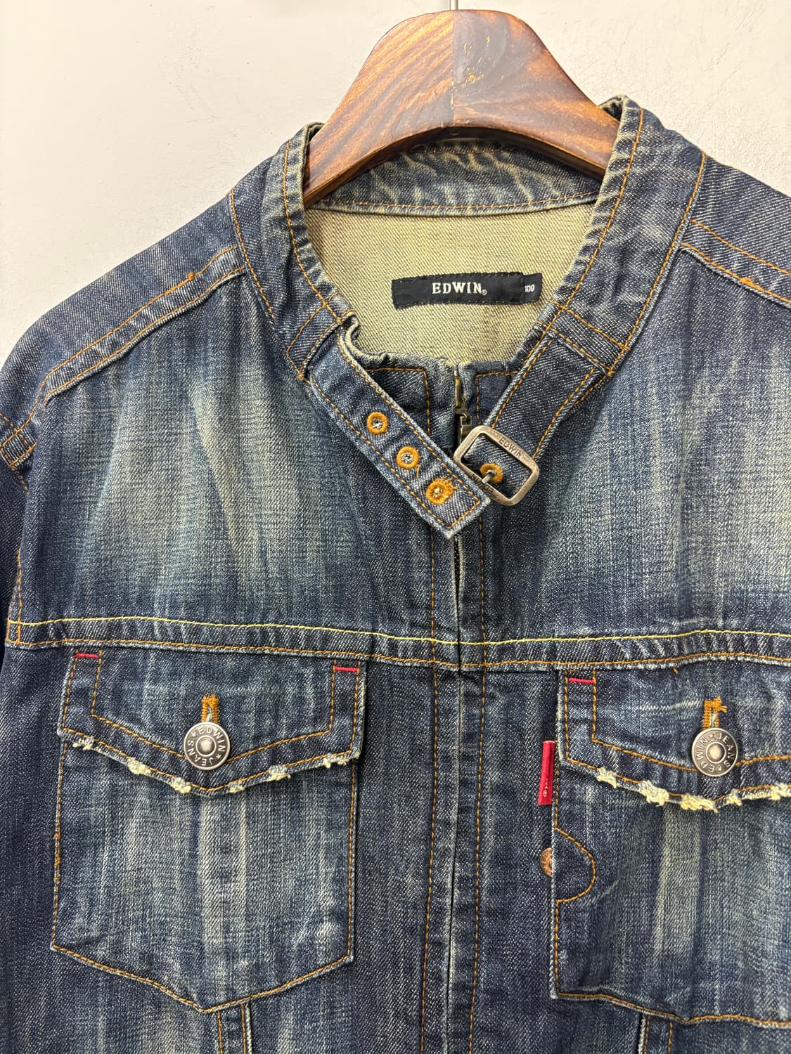 에드윈 데님 바이커 자켓 A3077 상품이미지3