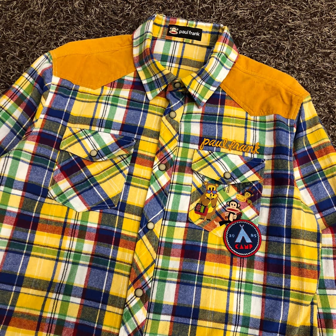 폴프랭크 빅로고 체크 웨스턴 셔츠  상품이미지4