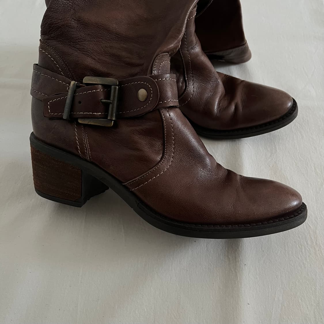 vintage leather boots 상품이미지2