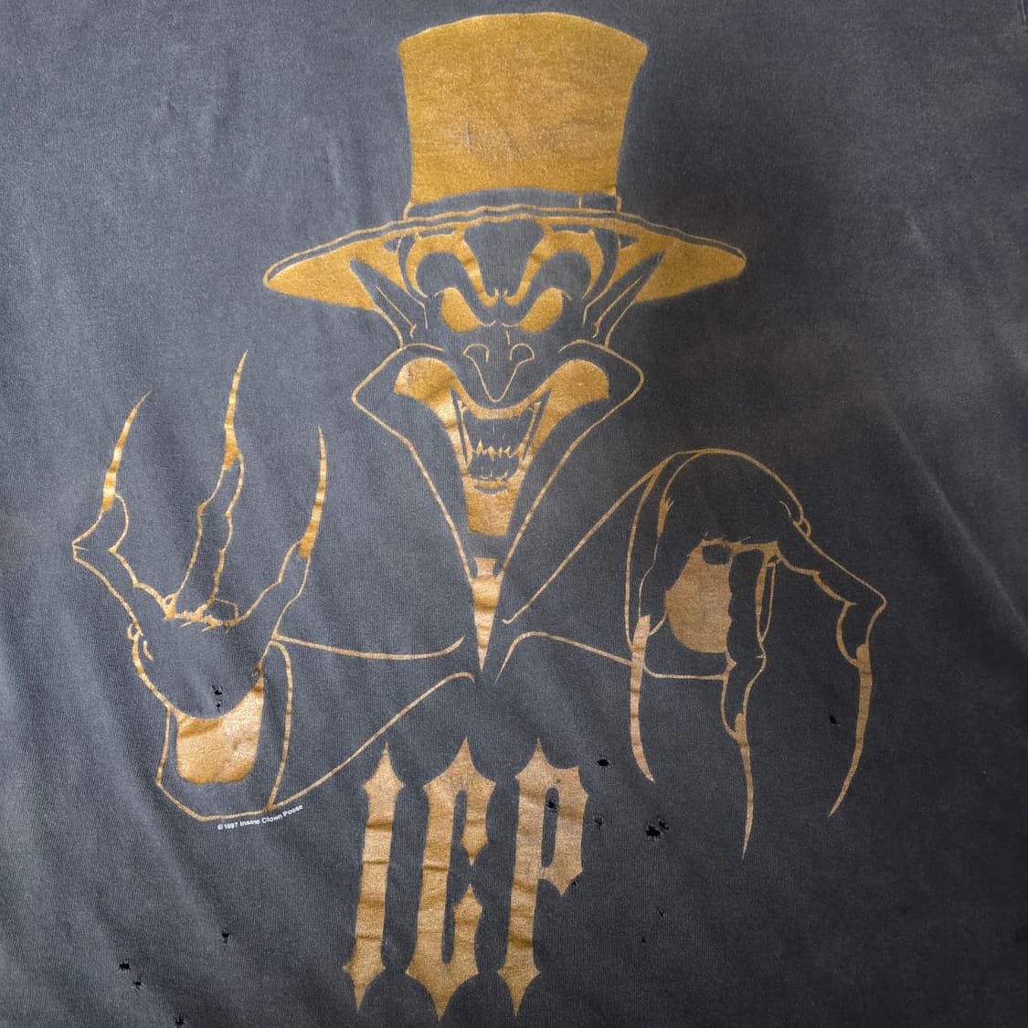 [2XL] 1997 빈티지 ICP 링마스터 밴드티 랩티 트래쉬드 상품이미지2