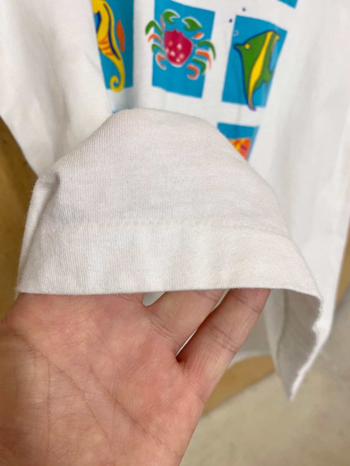 90s tropical fish t-shirt 열대어 티셔츠 상품이미지5