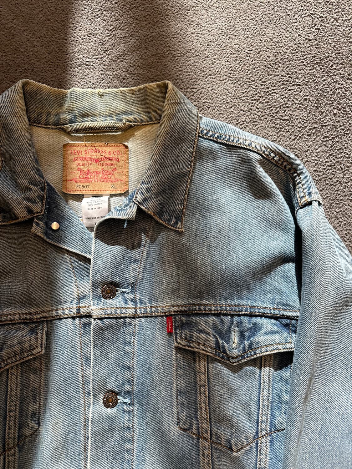 리바이스70507 90-00s 트러커 처분  상품이미지2