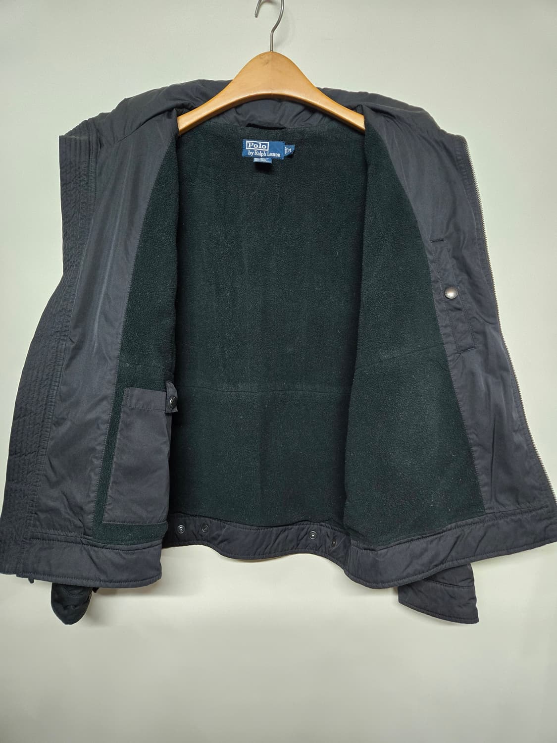 폴로 랄프로렌 기모 페리자켓 블루종 M 상품이미지3