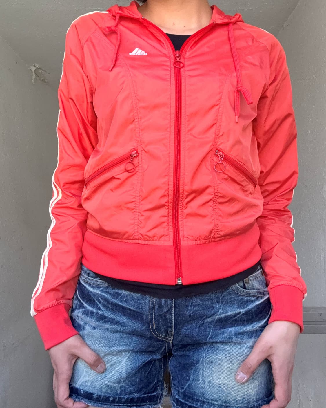 85 ADIDAS 아디다스 오렌지 후드집업 상품이미지10