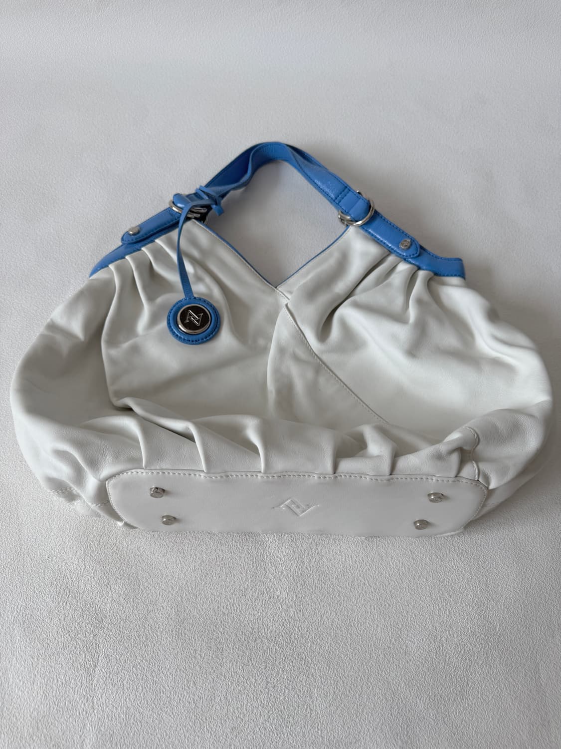 Pre owned 레더 토트 숄더백 상품이미지5