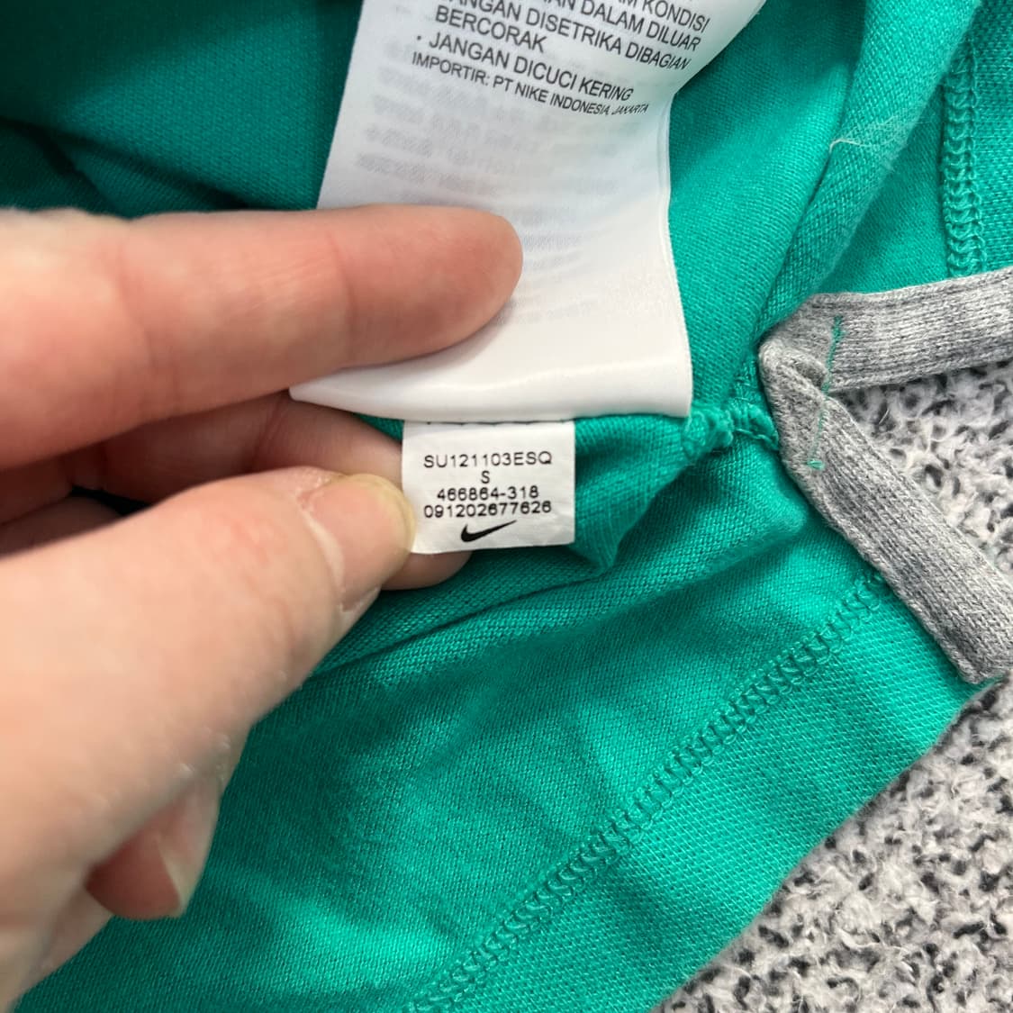 S 나이키 여성 스우시 반팔 카라티 0327M 상품이미지4