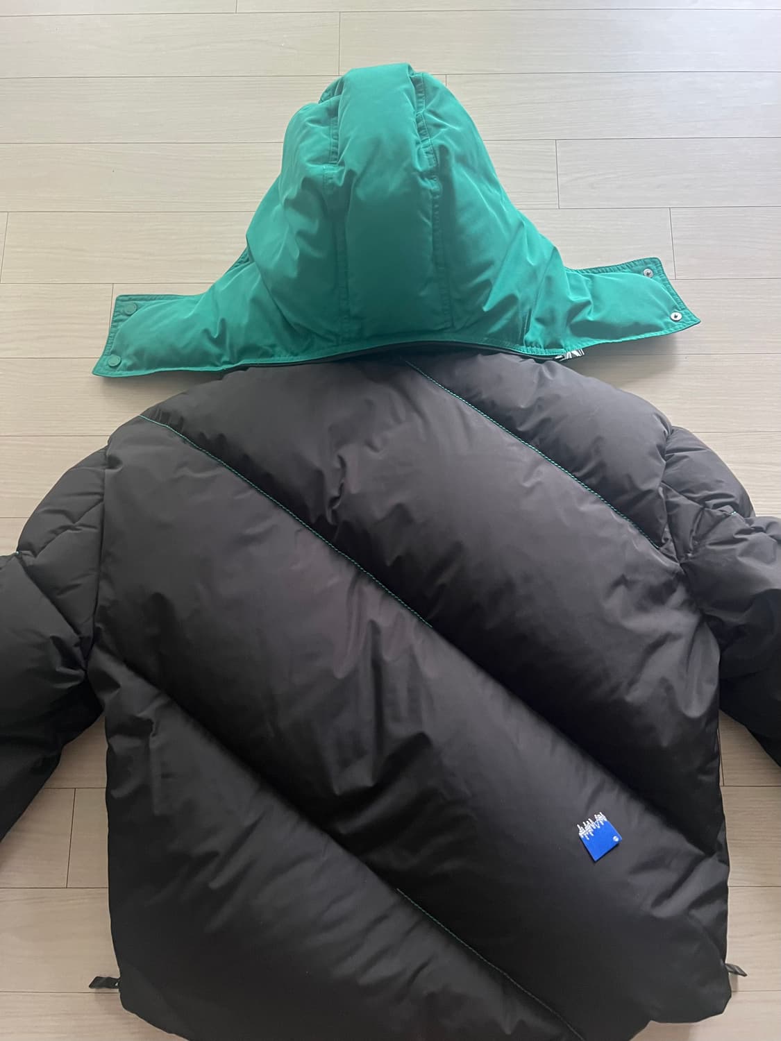 자라 x 아더에러 오버사이즈 패딩 자켓 블랙 s 상품이미지4