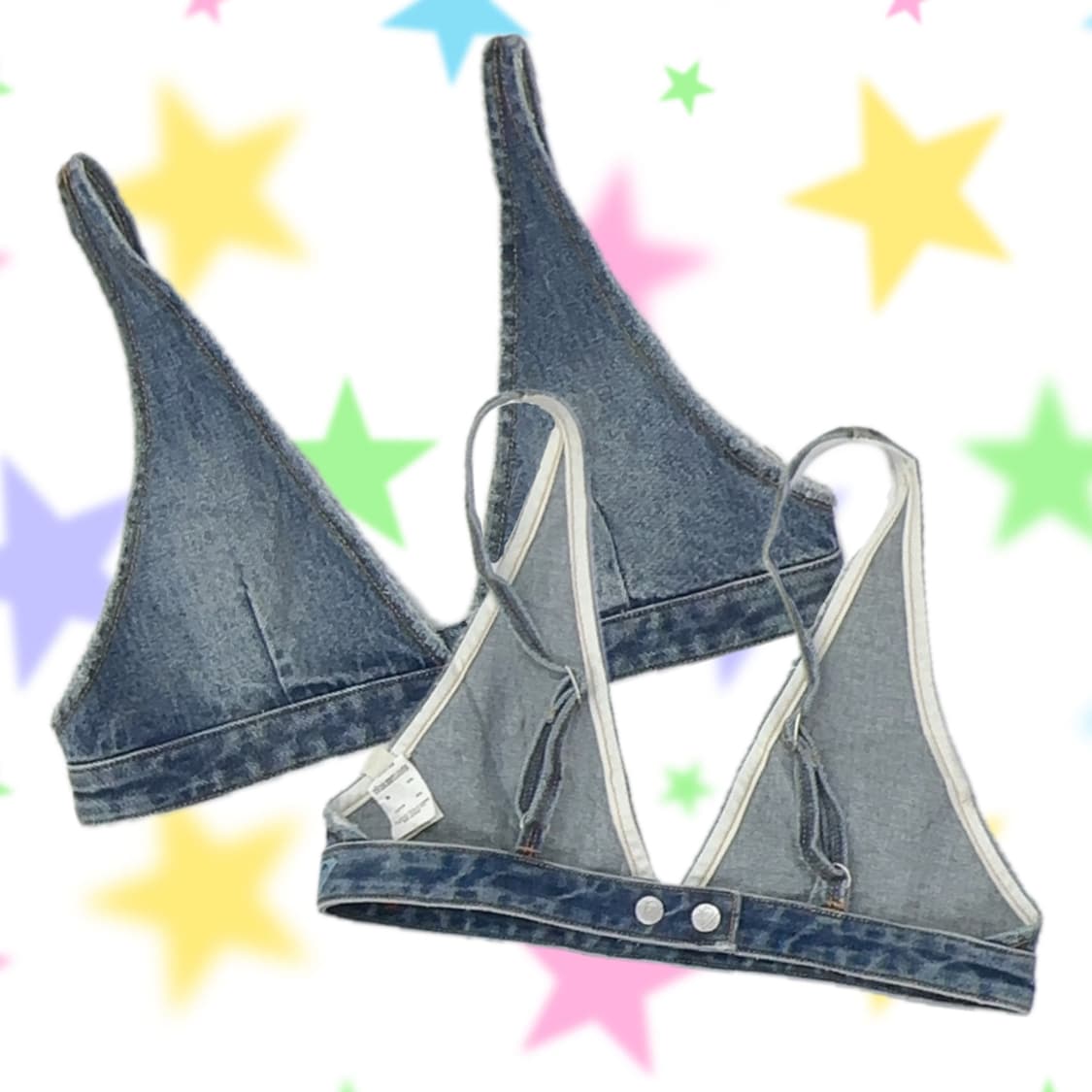 ⭐️ROXY 록시 데님 튜브탑 브라탑 슬림핏 이너 ⭐️ 상품이미지1