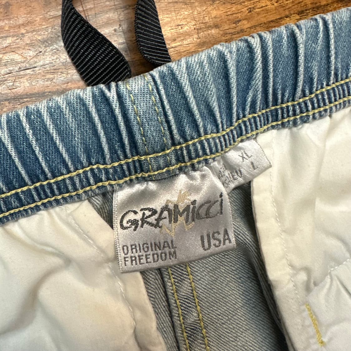 그라미치 루즈테이퍼드 퍼티그 데님 팬츠 상품이미지5