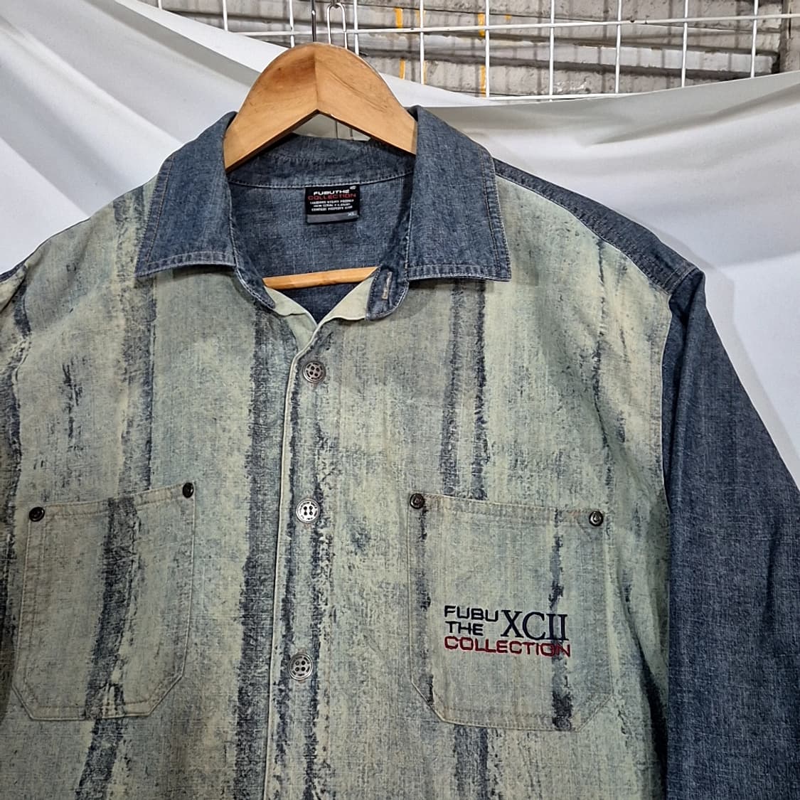 Fubu 푸부 빈티지 데님 셔츠 상품이미지2