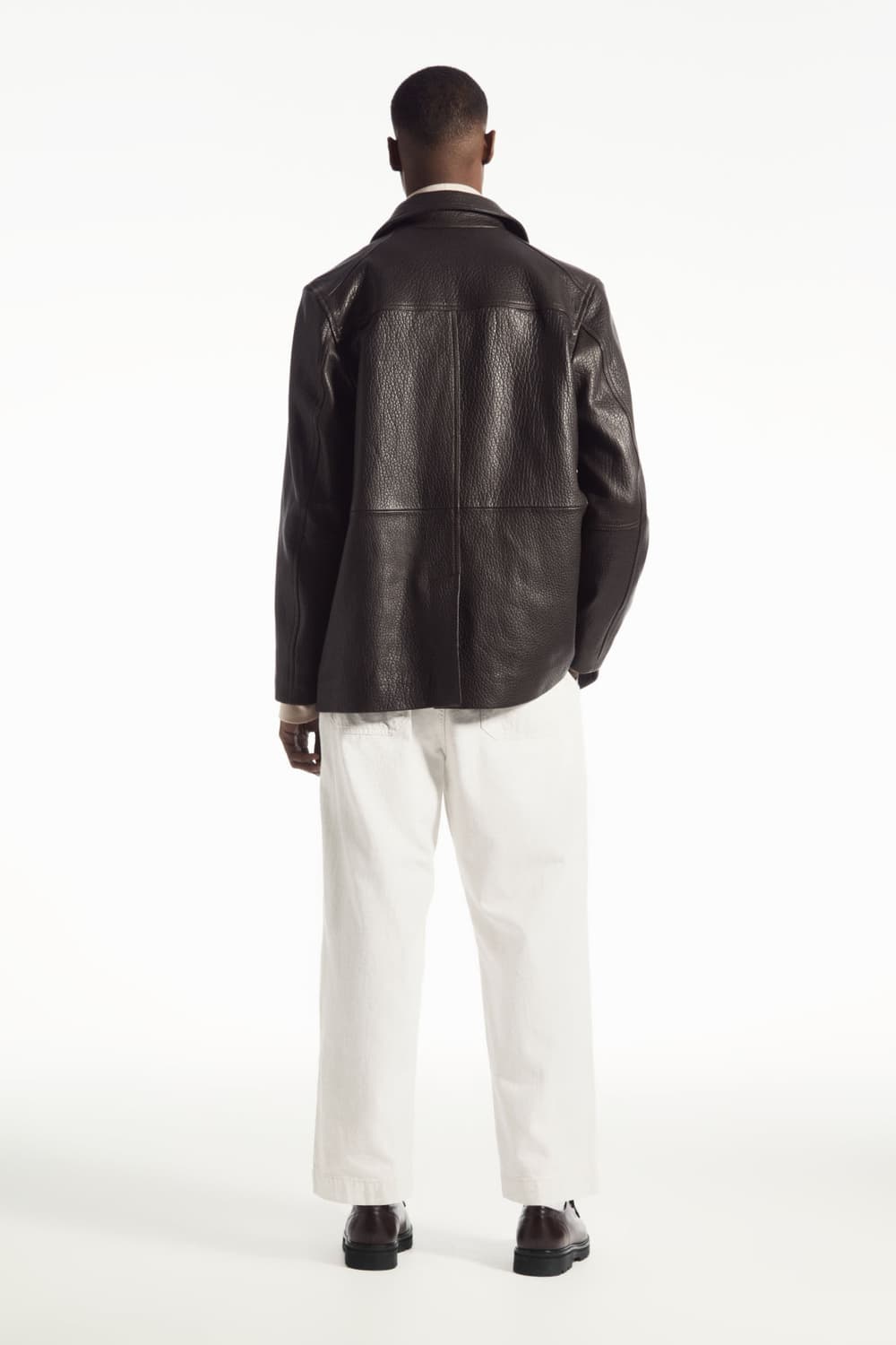 [코스] 칼라 그레인 레더 자켓 상품이미지4