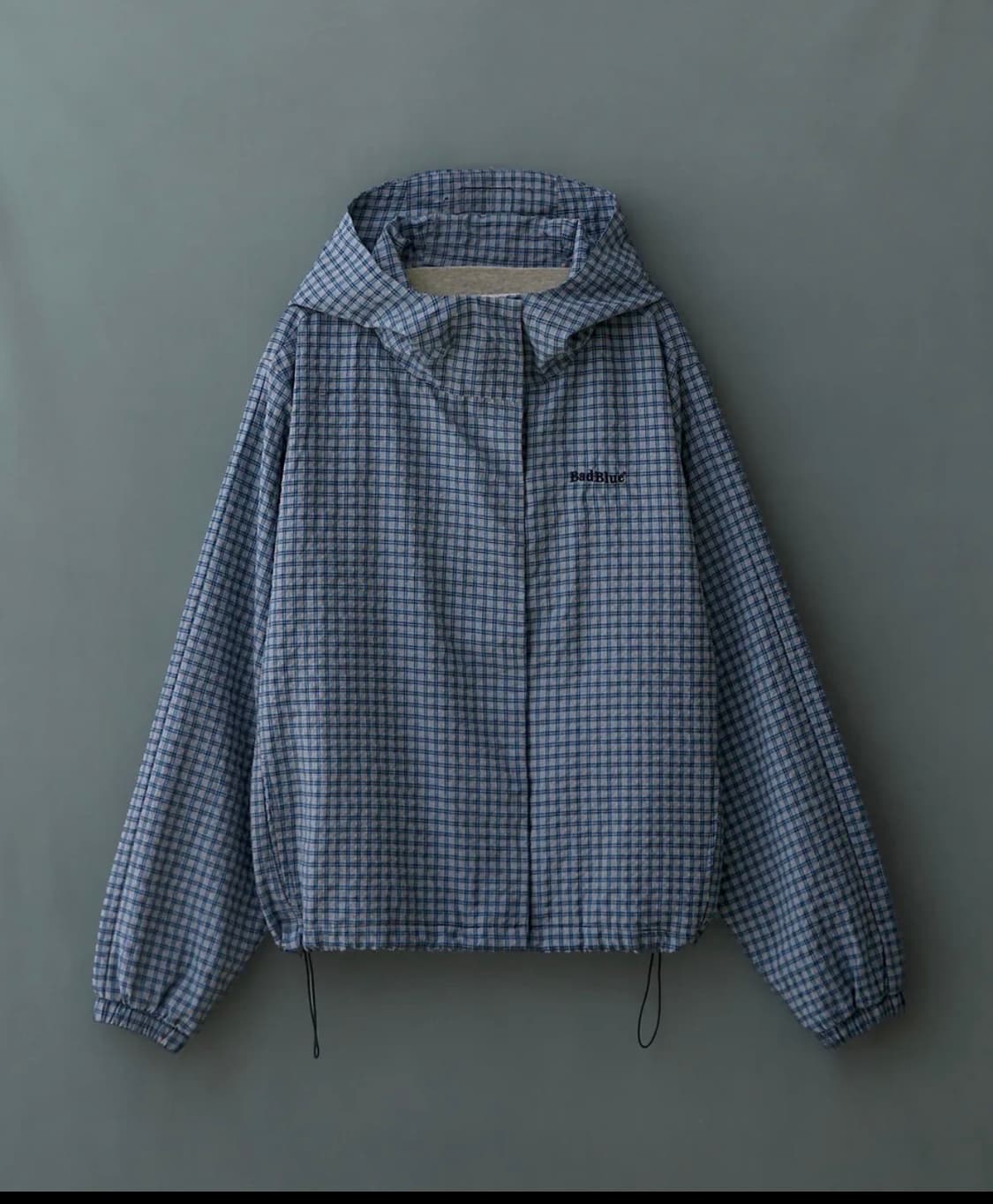 배드블루 체크후디자켓 상품이미지1