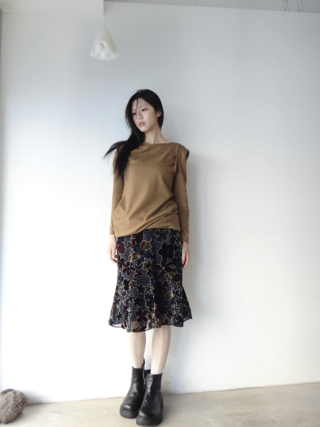 TIME shoulder drape top & ops  상품이미지8