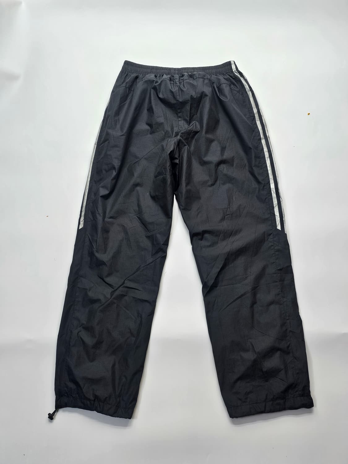아디다스 삼선 블랙x실버 트랙팬츠 바람막이 와이드 바지 상품이미지5