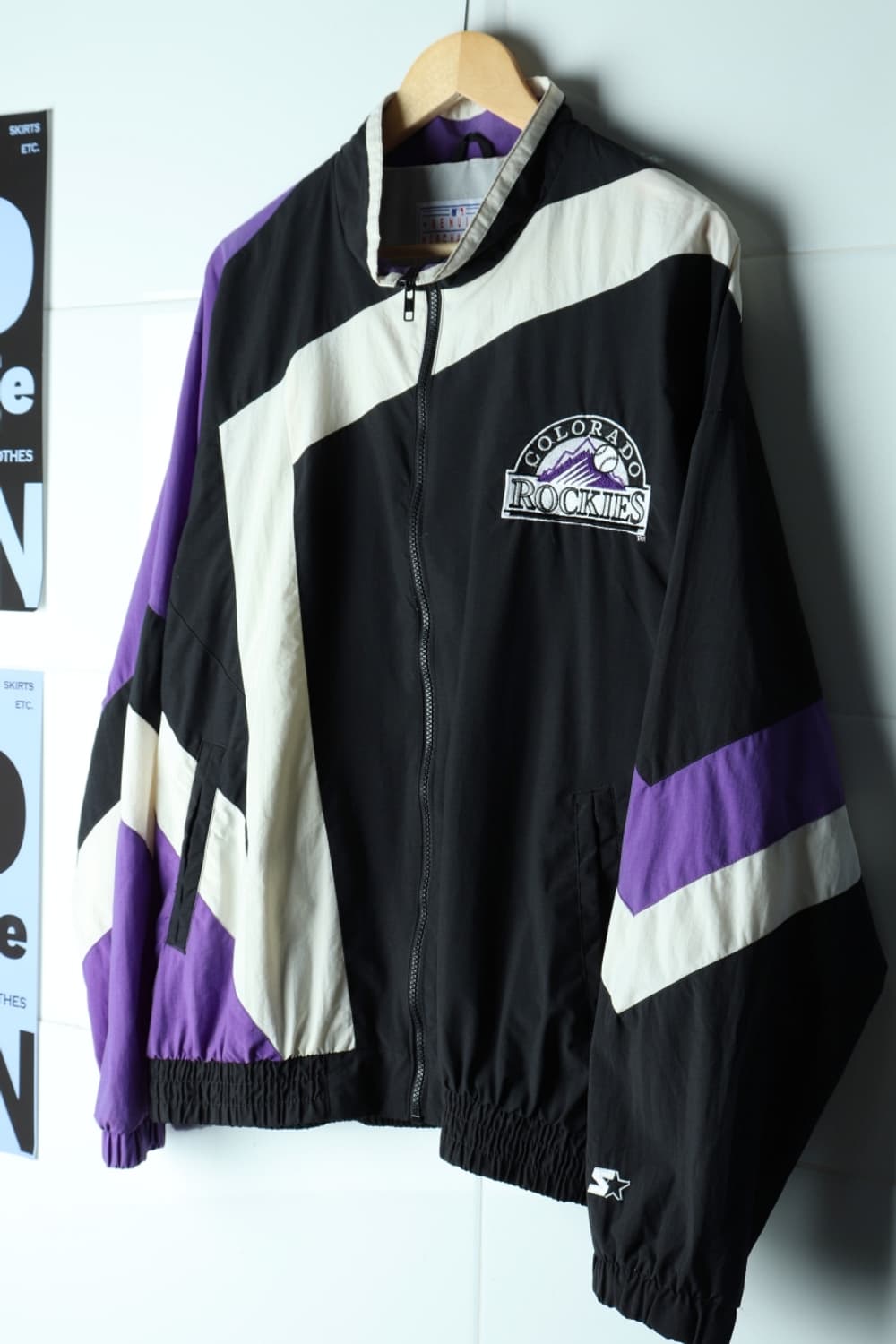 (L-2XL) 스타터 집업 바람막이 점퍼자켓 90S년대-H3H34007 상품이미지1