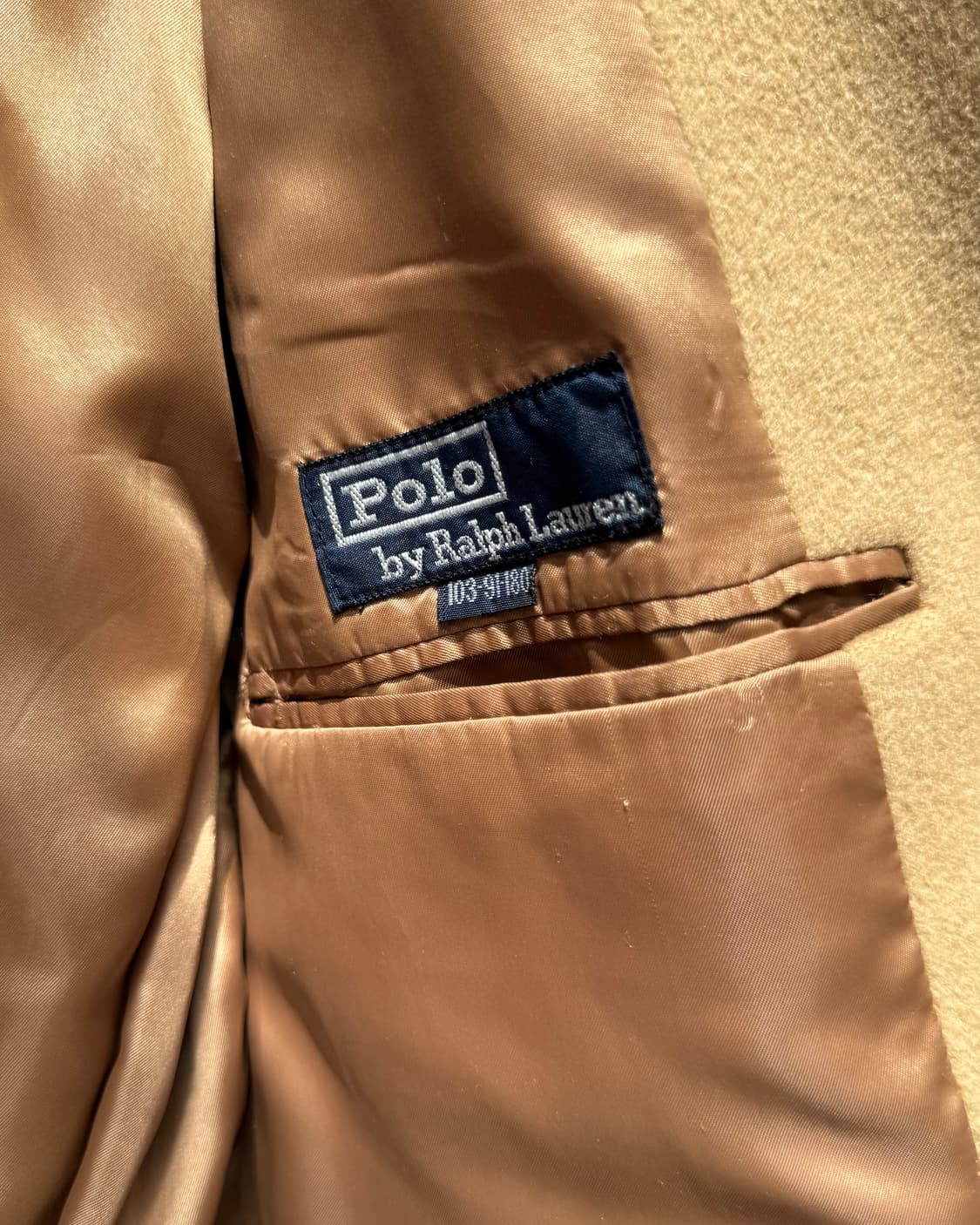 Polo Ralph Lauren 80-90s 베이지 캐시미어 블레이저 상품이미지7