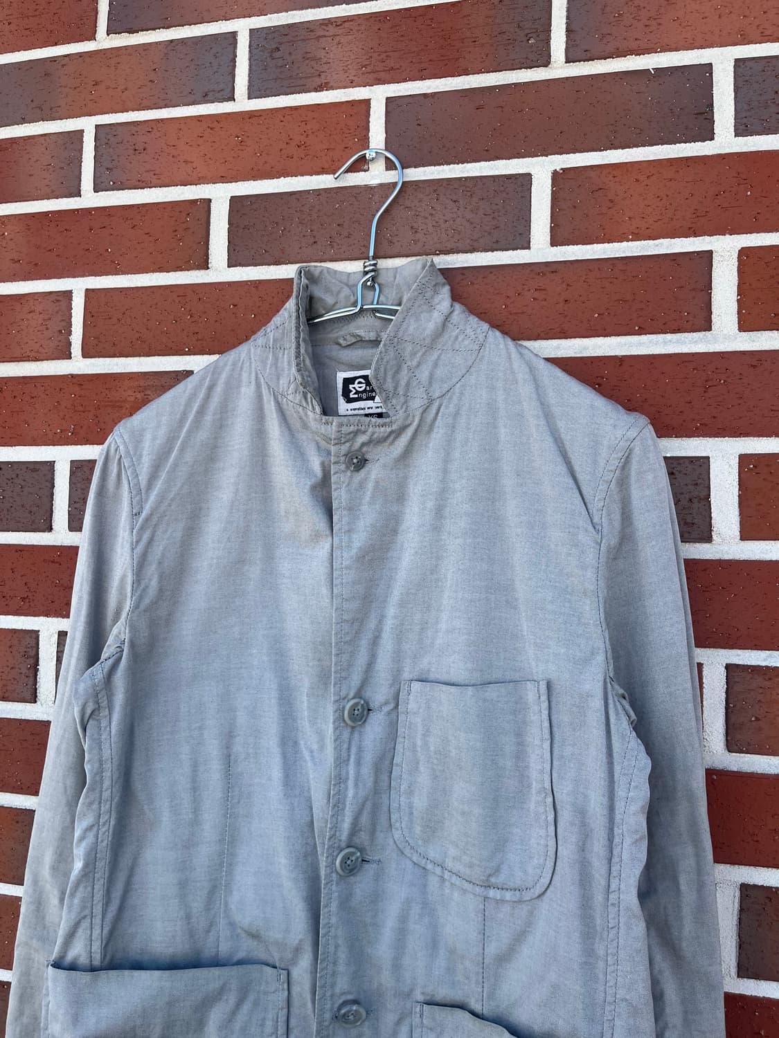 Engineered Garments 그레이 코튼 셔츠 자켓 상품이미지2
