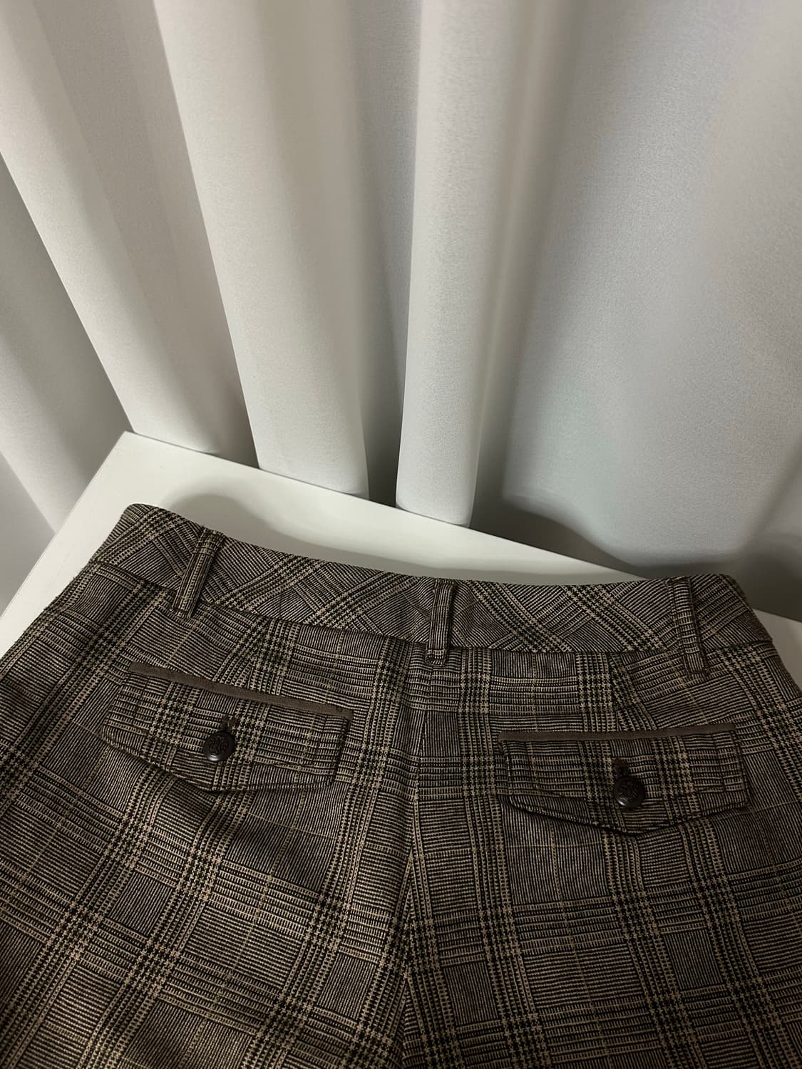 STEFANEL 체크 팬츠 (세트 4개 구성) 상품이미지3