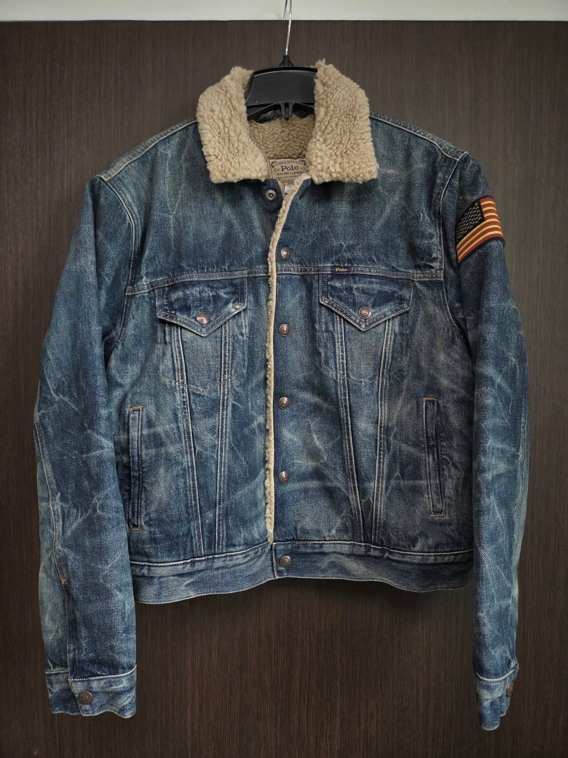 폴로 셰르파 플리스 데님 트러커 자켓 상품이미지1