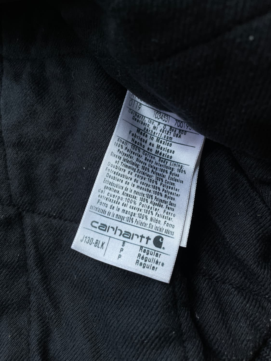 칼하트 j130 BLK 블랙 액티브 자켓 샌드스톤 carhartt 상품이미지6