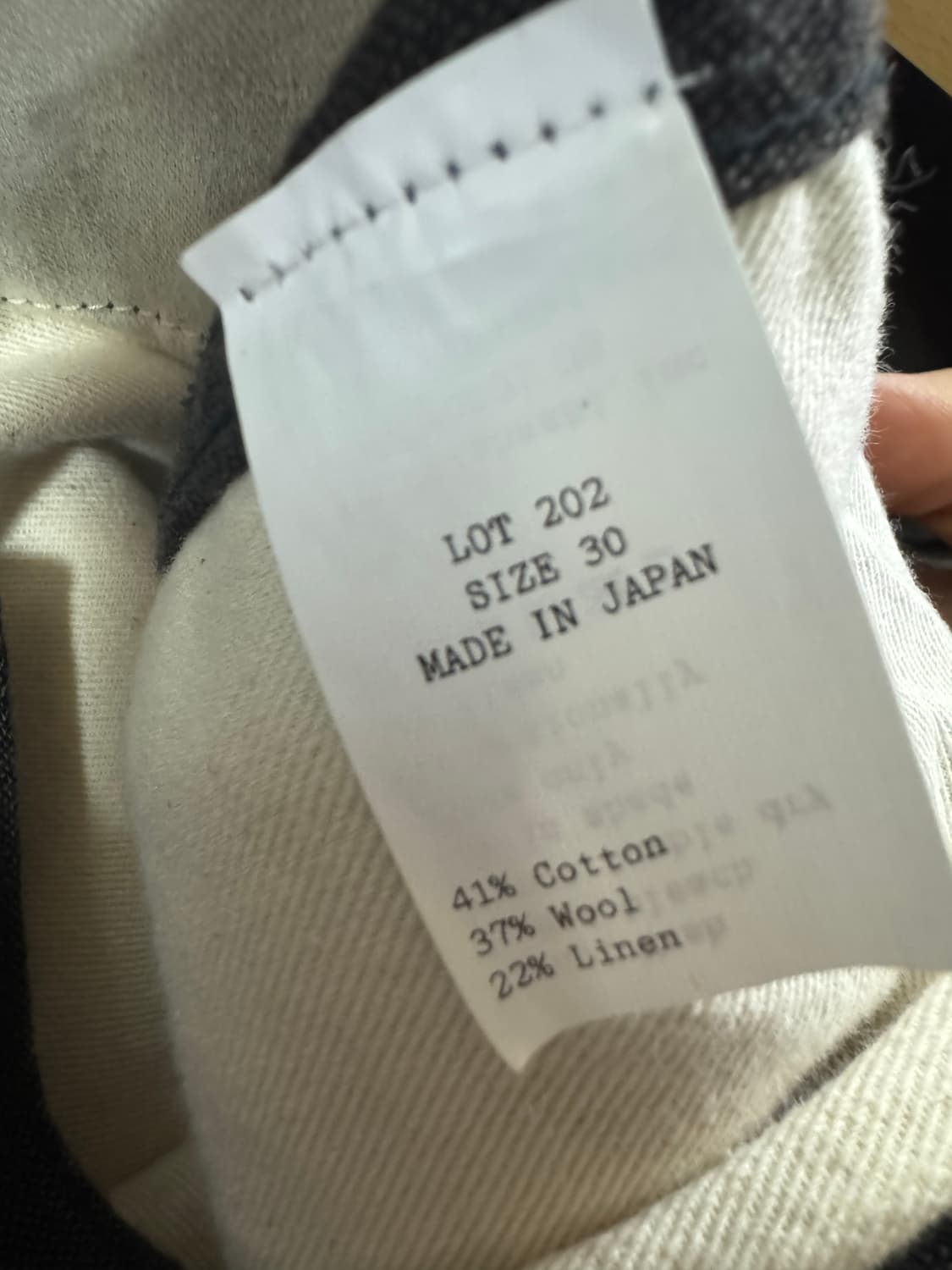 타이가 타카하시 lot202 멜란지 블랙 상품이미지5