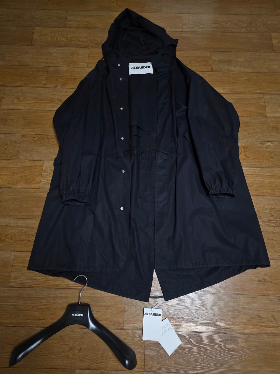 질샌더 백로고 야상 파카 상품이미지3